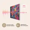 Abstract - Explosie - Neonkleuren PET vilt klein -USP_NL