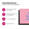 How lucky are we - Klavervier - Roze - Blauw Inductie beschermer vinyl 3mm klein -wsfeer2_website