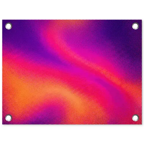 Abstract - Patroon - Kleurverloop tuinposter los doek klein -3d