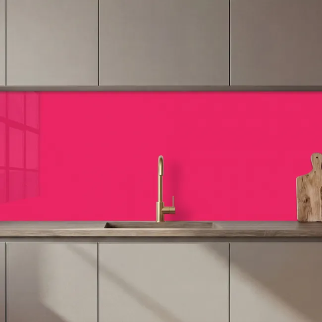 Kitchen splashback - Carmine - Colors - Palette - Pink