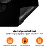 Zwart - Bloem - Orchidee Inductie beschermer vinyl 3mm klein -zzzzzzz-td-onderkant