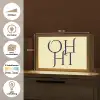 Oh hi - Geel - Monogram Light Box met kabel (Tafellamp) klein -USP_websiteoverzichtNL