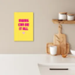 Quote - Moeder - Hartje - Roze KitchenYeah - Keuken - Canvas klein -sfeer1