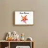 Zeester - Oranje - Paars Light Box met batterij (Wandlamp kind) middel -sfeer2_kind