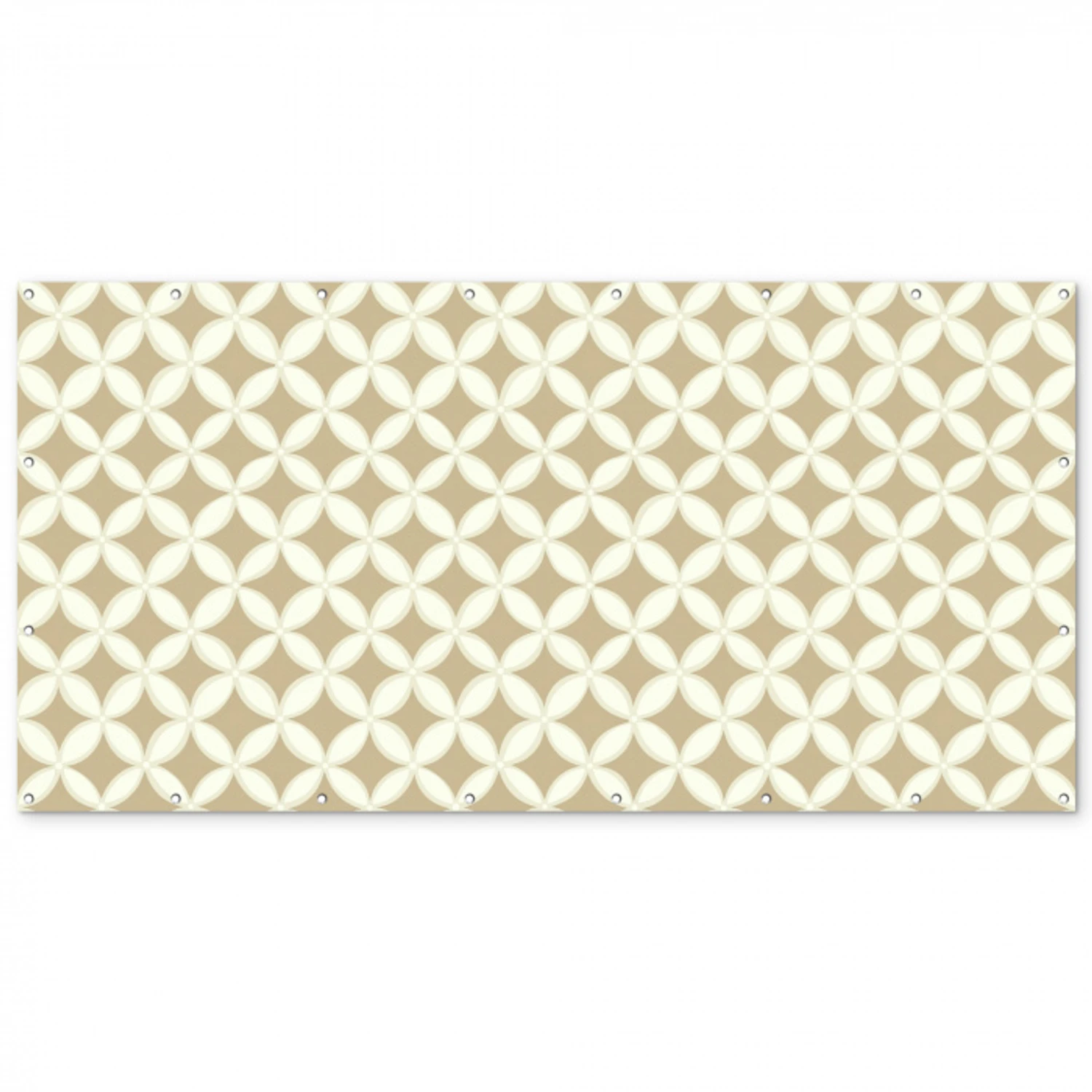 Symmetrisch - Motief - Beige Balkonbeschermer Duitsland klein 596 -zz_3d