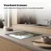 Schotse Hooglander - Bos - Mist - Koe - Dieren - Natuur Inductie beschermer vinyl 3mm middel -sfeer1