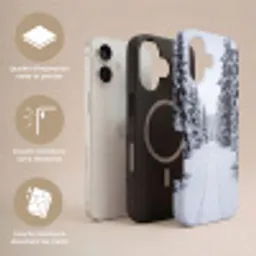 Bos - Winter - Sneeuw - Pad - Natuur Toughcase MagSafe Apple iPhone 17 klein -USP_Lagen_FR