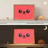 Kat - Aardbei - Cartoon Light Box met batterij (Wandlamp kind) middel -sfeer3_kind