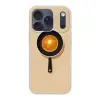 Pannenkoek - Koekenpan - Boter - Minimalistisch Telefoonhoesje iPhone 17 Pro klein -3d