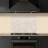 Bloemen - Beige - Botanisch - Vintage keuken achterwand spatscherm klein -sfeer1