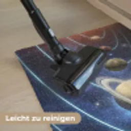 Ruimte - Zonnestelsel - Blauw Deurmat klein -reinigen_DE