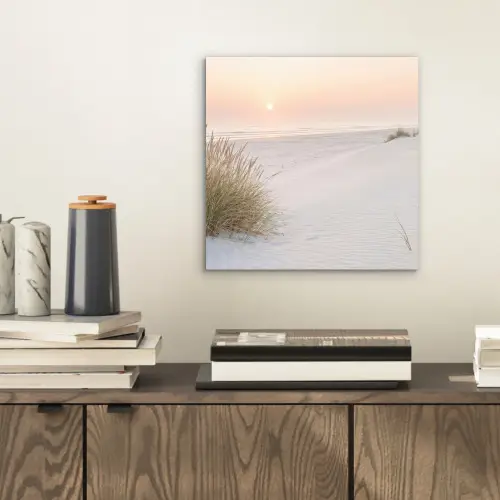 Horizon - Duinlandschap - Zand aluminium wit klein -sfeer1