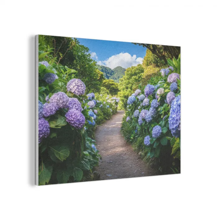Hortsensia - Pad - Bloemen PET vilt klein -3d