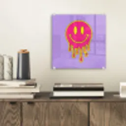 Smiley - Drip - Neon plexiglas 5mm klein -sfeer1
