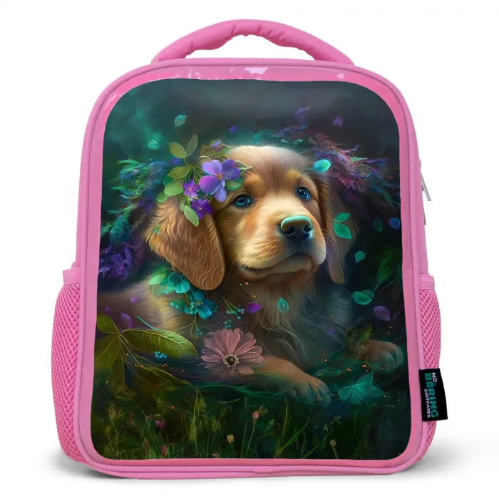 Polly Pup Kinderrugzak - Roze middel -3d