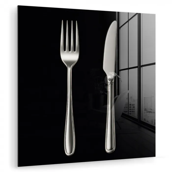 Bestek - Klassiek - Elegant plexiglas 5mm klein -zzzproduct_nieuw