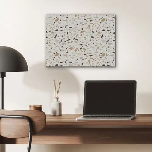 Terrazzo -  Patroon - Staal PET vilt klein 837 -sfeer5