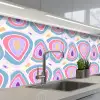 Patroon - Agaat - Retro - Paars keuken achterwand 2 middel 871 -3d_schuin