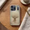 Dromerig - Beige - Paardenbloemzaadjes Telefoonhoesje iPhone 17 Pro klein -sfeer1