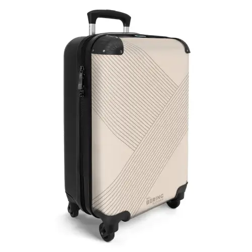 Minimal - Kruisende lijnen op NBS - Handbagage koffer - Unisex middel -productfoto_3d