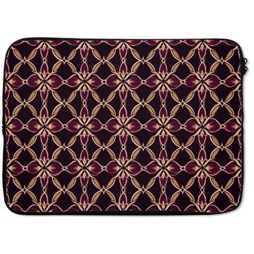 Symmetrisch - Tegel - Burgundy laptophoes neopreen klein 279 -zkaufland3dotto