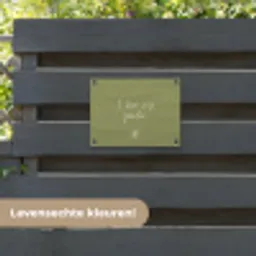 I Love My Garden tuinposter los doek klein -sfeer3