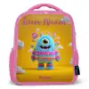 Snoep - Monster - Regenboog Kinderrugzak - Roze middel -3d