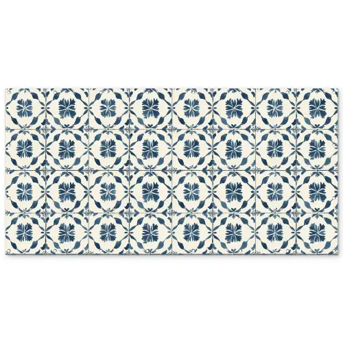 Grafisch - Tegel - Blauw Balkonbeschermer Duitsland klein 596 -zz_3d