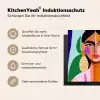 Portret - Vrouw - Modern Inductie beschermer vinyl 3mm middel -tsfeer2_DE