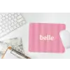 Roze - Gestreept - Belle muismat rubber klein -witbureau