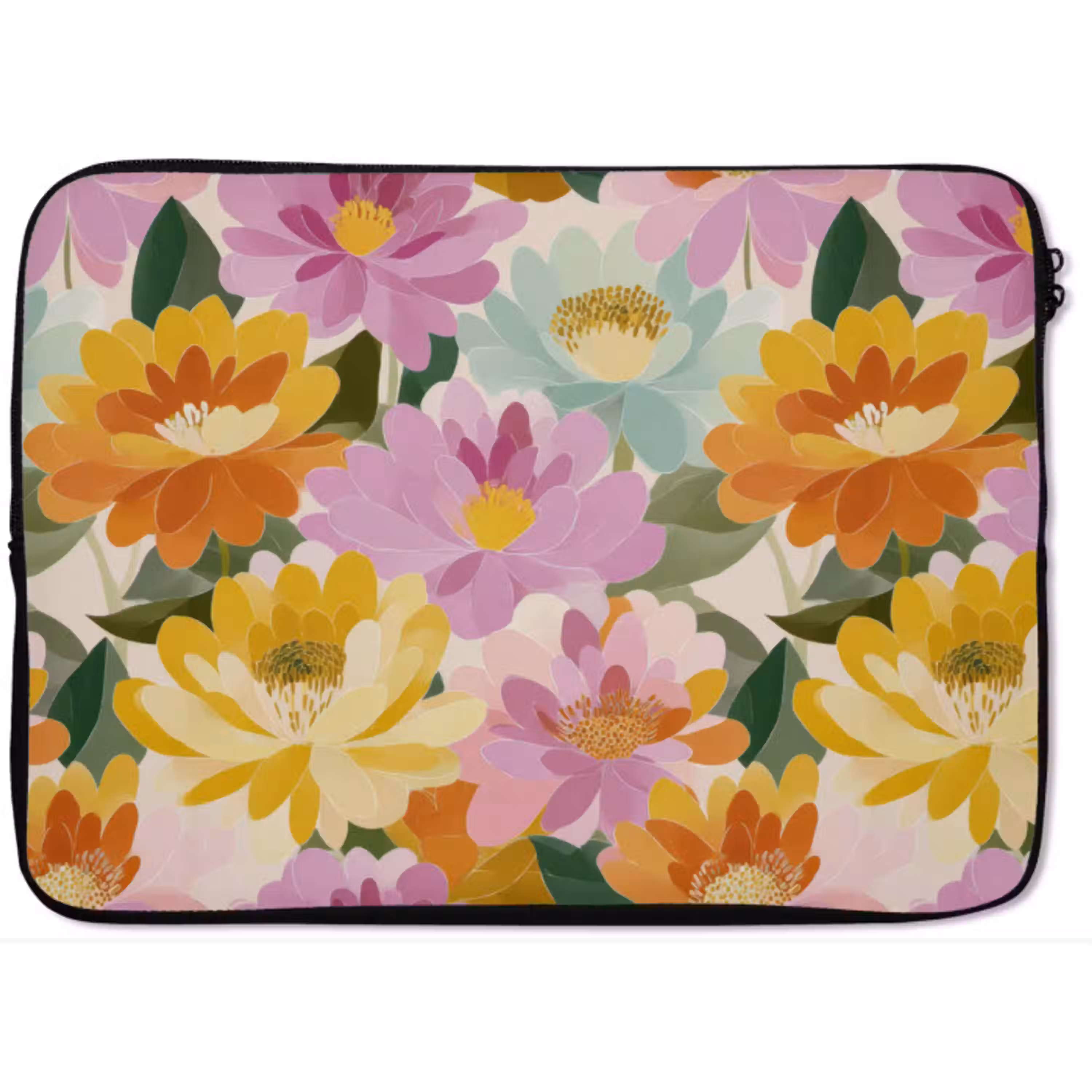 Lelies - Aquarel - Pastel laptophoes neopreen klein 279 -zkaufland3dotto