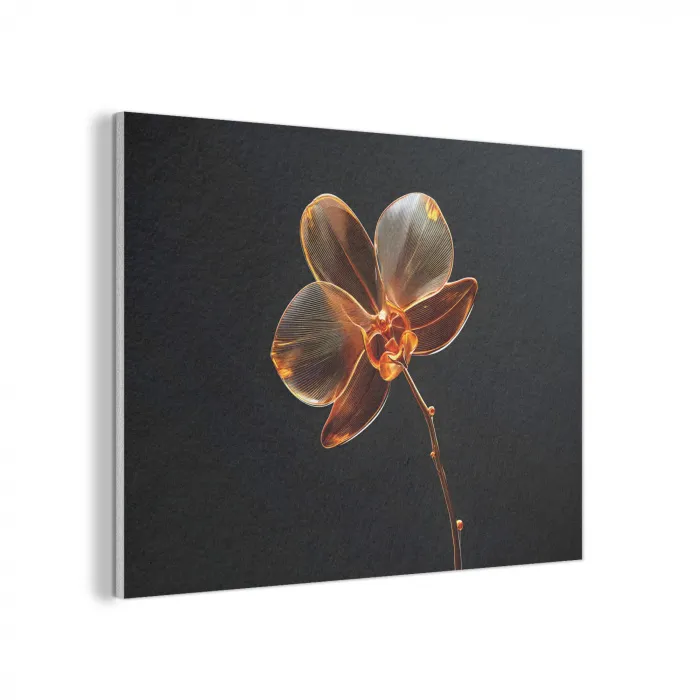 Orchidee - Doorzichtig - Bloem PET vilt klein -3d