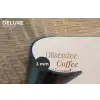 Koffie - Obessive Coffee Disorder - Beige Placemat vinyl groot -closeup