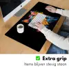 Kat - Graffiti - Kleurrijk - Wafel - Eten Muismat XXL klein -sfeer3