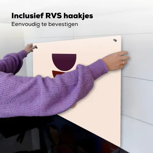 Harmonieus - Symmetrisch - Rood Inductie beschemer met haakjes middel -ky-ophangen-nl