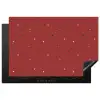 Patroon - Stippen - Rood Inductie beschermer vinyl 3mm klein 276 -3d
