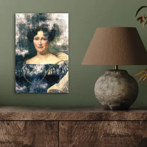 Johanna Henriette Engelen - Dubois Drahonet - Krant aluminium wit klein -sfeer2