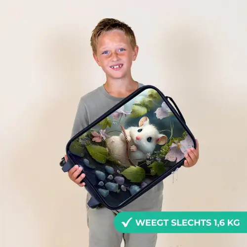 Muffin Muisje Kinderkoffer - Zwart klein -sfeer4_NL