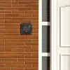 Gebarsten steen - Sierlijk Naambord Vierkant klein -sfeer3-XS