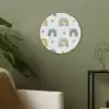 Patroon - Regenboog - Hartjes Akoestische PET Vilt - Rond klein -sfeer2