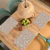 Beige - Bruin - Patroon - Strepen Placemat vinyl groot 368 -zzsfeer5_Kitchenyeah-website