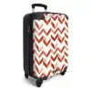 Pijlen patroon rood NBS - Handbagage koffer - Kinderen Unisex middel -productfoto_3d