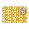 Geel - Beige - Patroon Placemat vinyl groot 368 -zzzproduct_Kitchenyeah-website