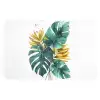 Bladeren - Monstera - Groen - Goud - Modern Badmat klein -3d