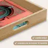 Lantaarn - Deur - Turquoise Dienblad Rechthoek middel -USP_HandgreepNL