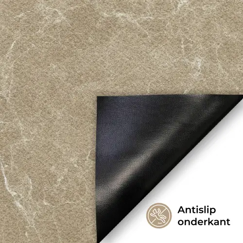 Beige - Marmer - Witte aders Deurmat klein 898 -antislip_NL