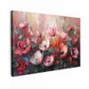 Klaprozen - Roze - Bloemen - Botanisch - Kunst canvas 2cm klein -z3d