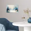 Bos - Winter - Natuur - Abstract - Sneeuw poster papier klein -sfeer3