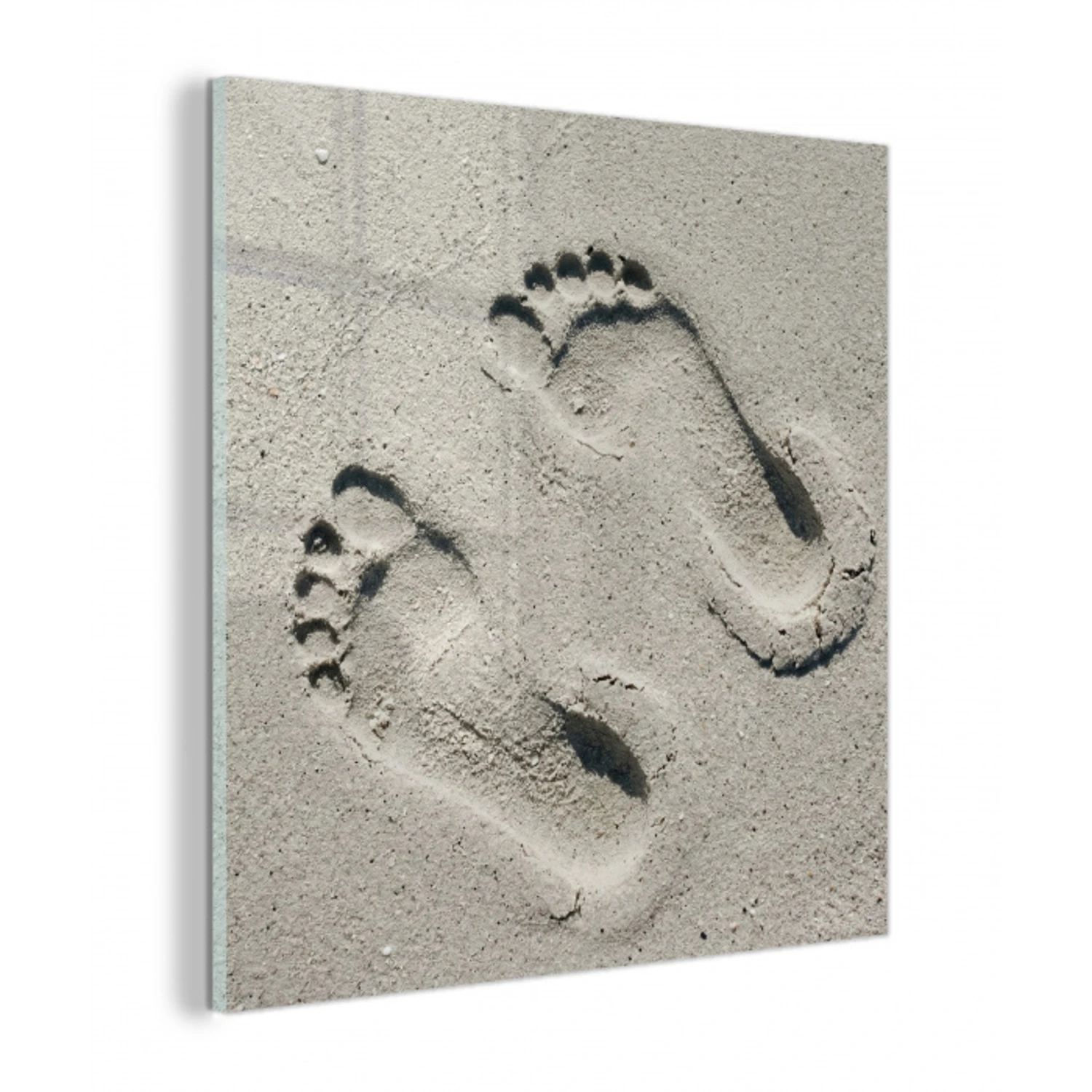 Voeten - Zand - Zee plexiglas 5mm klein -z3d
