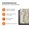 Slang - Patroon - Taupe Inductie beschermer vinyl 3mm klein 276 -zzzzzzz-td-ups